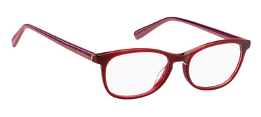 Premium Women Pierre Cardin Eyeglasses: P.C. 8488 - Burgundy(2) - SpecSMART Eye Clinic (Diagonal View)